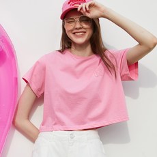 EGOIST 女款日常短版圓領T恤 EQ2BO328