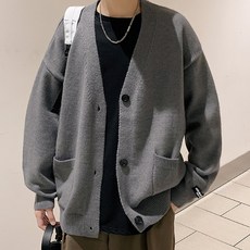 男士 DM Uji 素色V領開襟衫