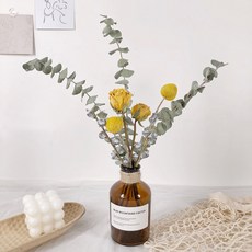 GAPANG 乾花DRYD002+花瓶, 混合09（乾花）