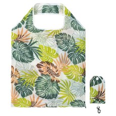 야무진 휴대용 플라워마켓 시장가방, 야자수, 1개