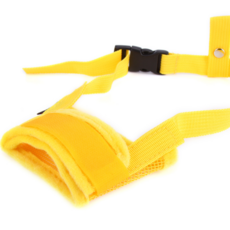 메종퓨프 강아지 젠틀 리더 소형견 대형견 중형견 짖음방지 입마개 XL, 옐로우, 1개