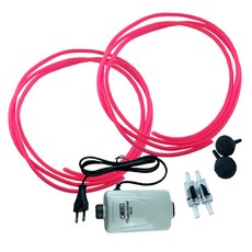 Rora Pet 水族箱矽膠空氣軟管粉紅色 2p, 1套