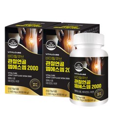 VITALCUBE MSM 2000保健錠, 2瓶, 66g