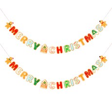 joyparty 薑餅人拉旗, 2個, 混色