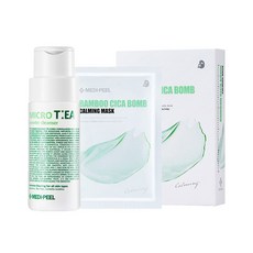 MEDI-PEEL 美蒂菲 肌透茶樹洗顏粉 70g+積雪草舒緩面膜 25ml 10入, 1組