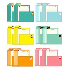 動物線條紙 6種組 46-0135, 混色, 2套