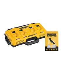 디월트 12~20V 겸용 8A FLEXVOLT 배터리 가능 멀티포트 리튬이온 충전기 DCB104 + 쿨토시 랜덤발송, 1세트