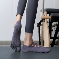 셀리빙 더블 스트랩 필라테스 요가 발가락 양말
