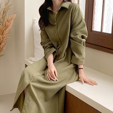 長版襯衫連身裙 4169款