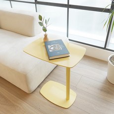 트리스토어 르비딤 사이드 협탁 테이블 스퀘어, 버터, 1개