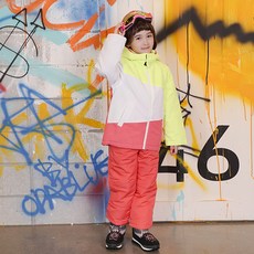 에프리더 아동용 리버 모눈 스키복 세트