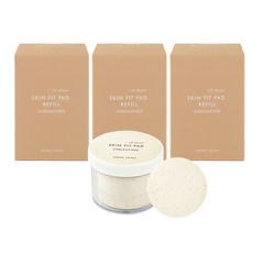 URBAN LEAVES Skin Fit去角質化妝水棉片 60片入+補充包 3盒組, 1組