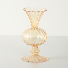 Topsiga TCR 復古彩繪玻璃花瓶, 黃色