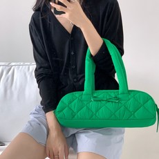 플랜데이 여성용 샌디 패딩 바게트 숄더백