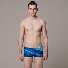 Rally 男士耐穿短版四角室內泳褲 OSMR673