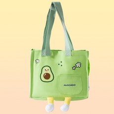 아티펫 고양이 귀여운 나들이 얼굴개방 숄더백, 아보카도, 1개