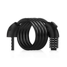 URBAN CAR 電動滑板車現貨鎖線鎖150cm, 黑色, 1個