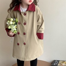 依幼夢 女童迪露西撞色風衣