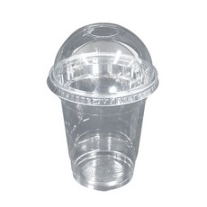 Napkin Korea PET冰杯 + 圓頂蓋套組, 1套, 410ml