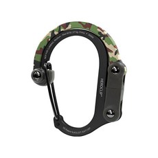 Heroclip 포켓훅 비너클립 medium, 우드랜드 히어로, 1개