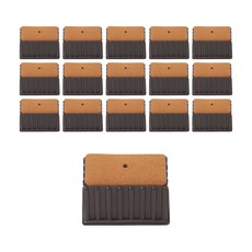 chair surfer 不沾灰塵椅腳套 長方形 M, 16個, 棕色