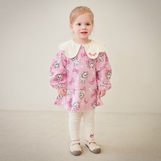 mollimelli 迪士尼女童瑪麗貓扇貝領上下套裝