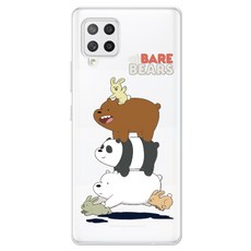 코쿼드 위 베어 베어스 해피 클리어 휴대폰 케이스