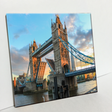 HTP 磁磚照片 C2260 倫敦塔橋日落