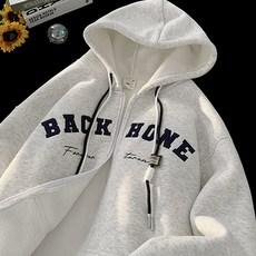 Goodif 男款 Backbone 溫暖刷毛連帽拉鍊外套