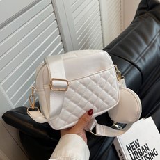 히또리 데일리 퀄팅 포켓 지퍼 크로스백 B339