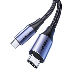 UGREEN 綠聯 USB3.1 Gen2 C to C型 100W 高速充電線, 混合色, 1m, 1個