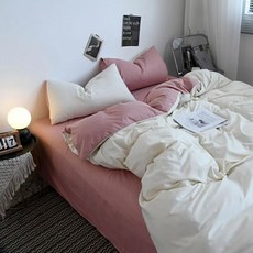 소니오 부드러운 믹스 태그 침구 커버 세트