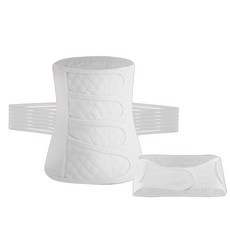 뿌뜨리아 부드러운 와이드 4단 벨크로 임산부 산후 복대 + 골반 벨트 세트