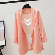 女款雪紡寬鬆西裝外套
