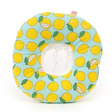 진호 반려견 목쿠션 넥카라 그린레몬 S, 80g, 1개