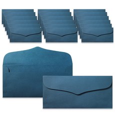 2Youngdesign 素色橫式信封袋, 海軍藍, 20入