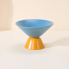 PASTEL PET 寵物配色陶瓷餐具 FREE, 藍色, 1個
