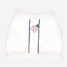 Parisdog 寵物花朵刺繡韓服, 藍色