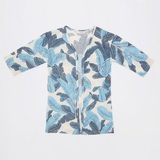 레인보우키즈 유아용 썸머 야자수 로브 롱가디건