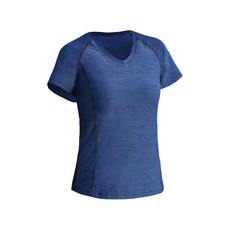 AOULS 女用塑形居家訓練瑜伽V領T恤 7975