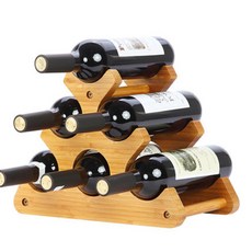 Home Bar原木酒架 三角形 35 6格, 單色, 1個