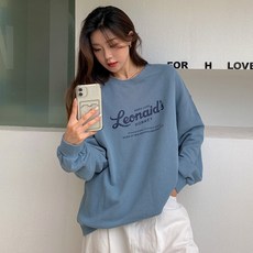 피어니스트 데일리 심플 라운드 맨투맨 티셔츠