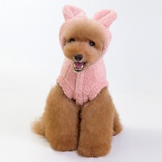 ANGEL MONSTERS MING Z 寵物搖粒絨兔子裝, 粉紅色