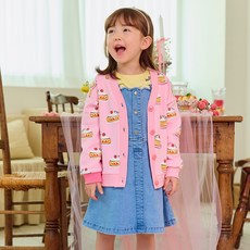 LILIPURRI 女童款甜蜜特雙面開襟衫