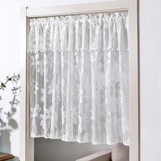 Arthi Home 歐式花卉圖案軌道式門簾, TYPE01