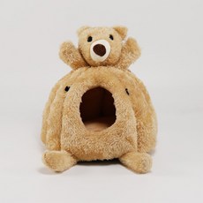 Yoreungae 小動物彈出式動物躲藏屋 熊 L, 1個, 混合色