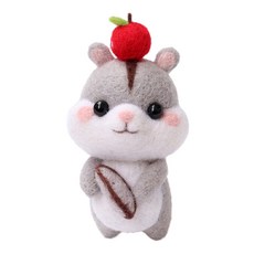 Aiemmini 羊毛氈針套組, 貪吃倉鼠, 1套