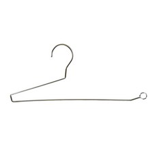 Maison de manche鋼製防滑褲子衣架 基本型, 10個, 銀色