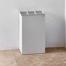 鋼製工藝立式6孔雨傘架, 白色, 1個