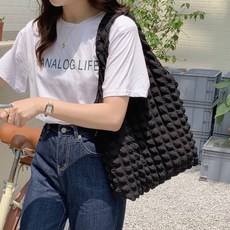 蓬鬆雲朵單肩包